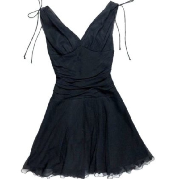 Express Dresses & Skirts - Tie Shoulders Formal Silk 0 XS Cocktail Dress i4